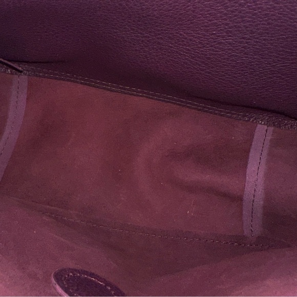 Portland Leather Flora Shoulder Bag in Plum - Picture 5 of 5